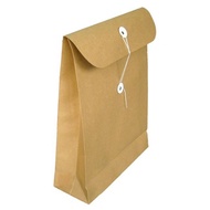 10 A4 brown envelopes with bottom