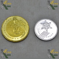 KOIN KUNO 50 SEN &amp; 10 SEN MALAYSIA TAHUN 2012 - 2013, 2 koin