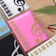 ZA078 File A4 Clear File MUSIC Folder 40 Pockets Presentation Book Document Organizer Music Sheets