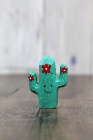 英國RJB復古手工木頭雕刻削鉛筆機/削筆器(仙人掌款)