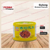 Gulong braided peauts 170 grams - canned peanut team
