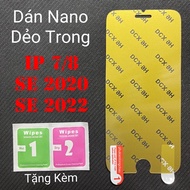 Screen Protector for iPhone 7 / 8 / SE 2020 / SE 2022 Thin and Transparent Nano-Coated Anti-Scratch 