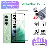 Redmi 15 5G Tempered Glass Screen Protector for Xiaomi Redmi 15 5G 15C 14C 13 13C 5G 4G 8K HD Glass 
