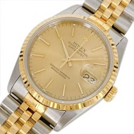 勞力士 ROLEX Datejust 16233 Guarantee S number 香檳 自動上鍊 男士手錶