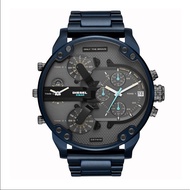 [Famous Watch House] Purchasing DIESEL watches men's fashion blue large dial steel belt men's watch DZ7414 large dial me