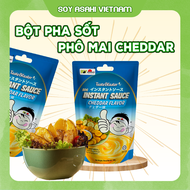 Bột pha sốt phô mai ăn liền Cheddar cao cấp - Soy Asahi - Sốt chấm Trộn salad Ăn vặt...