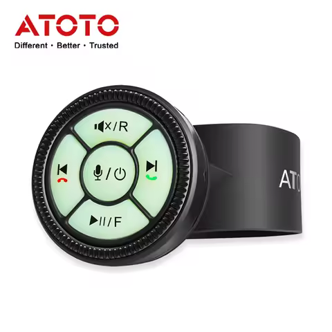 ATOTO 44F60 Watchband Style Wireless Remote Control for X10 Car Stereo, Supports Voice Command, Lumi
