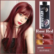 (Rose Red) SD / 5D /6D Korea Highlight Hair Color Cream / Color Wax Hair Color Mask Fruit Frutis Col
