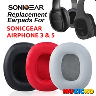 1 Pair Sonicgear Airphone 3, Airphone 5 Replacement Ear Pads Cushion Earpad &amp; Headband