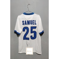 jersey original inter milan away 2013/2014 signed samuel