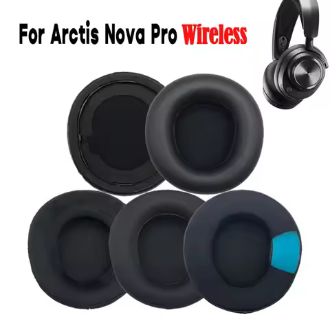 Replacement Earpads for Steelseries Arctis Nova Pro Wireless Headphones Earmuff Ear Pads Cushion Cov