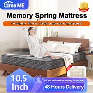 （COD) DreaMe spring mattress 10 Years Warranty Memory Foam Mattress Medium Hardness Bedding 8.5/9/10