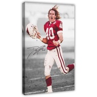 BAWEE Pat Tillman Poster Canvas Poster Bedroom Decor Sports Landscape Office Room Decor Gift Frame: 