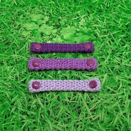紫色系 編織口罩減壓帶/集線器
