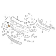 【BET】for BMW E60 M Sport Trim- Front Bumper Tow Hook Cover Cap 51117897210[my]