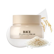 FOODRice Brightening Cream, Korean Facial Moisturizer, Contains 48 Hours Fermented Rice Water, Korea