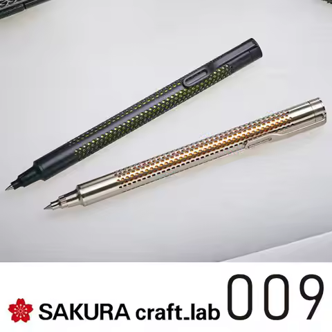 Sakura Craft_lab 009 rotating core stainless steel metal signature gel pen 0.5 student graduation gi