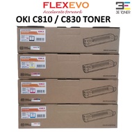 Oki 44059133 Yellow Toner Original for C810 C830 Printer (8,000 pages)