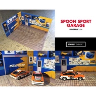 [WTS] 1/64 Spoon Sport Garage Diorama.