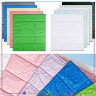 *COD* BF-C206 Wallpaper Dinding Foam 3D Kecil Motif Batu Bata / Walpaper Stiker Dinding Dekorasi Kamar