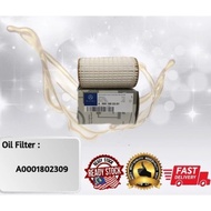 O40# MERCEDES BENZ W210 V6 OIL FILTER A0001802309 (A1121840525)(HU718/5)