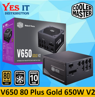 Cooler Master V650 80 Plus Gold 650W Gold Full Modular Gaming Power Supply PSU ( MPY-650V-AFBAG-UK )