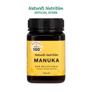 Nature's Nutrition MGO 100+ Raw Manuka Honey (500g)