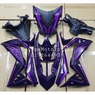 Rs150 V1 & V2 Cover Set Custom Purple kilat