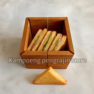 Sandwich box bread cutter / box wooden bread cutter