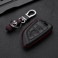 Car Leather Key Fob Remote Cover For BMW 1 series X1 X3 X5 X6 Z4 302li 5/7 series Case Skin 3series