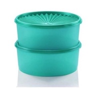 READY STOCK Tupperware ( 1set = 2pcs ) Deco Canister 1.5L Turquoise  ( Take A Lot )