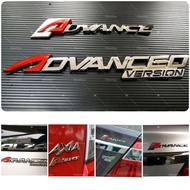 Premium Perodua Logo Emblem Extreme 1.5 Advance Advanced Version Myvi Axia Alza Bezza Aruz gear up v