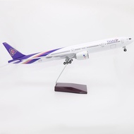 Thai Airways Boeing 777-300 High Quality 49cm Aircraft Display Model With LED Cabin/Cockpit Lights w