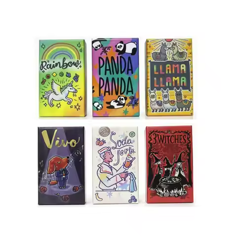 Hot - Soda Jerk Card Game | 3 Witches | PANDA PANDA | Rainbow | Llama Llama | Vivo Tiny Box Board Ga