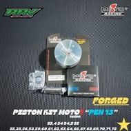 Moto1 Pen 13 Forged Piston Kit Size 53.4/53.5/54 54.5/55/55.25/58/58.5/61/66/68/69/70/71/72 Raw Pist