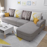 sofa minimalis sofa ruang tamu sofa Lsudut sofa letter L sofa bludru sofa modern