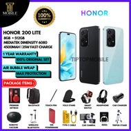 [NEW] Honor 200 Lite 5G (RAM 8GB + ROM 512GB) Original Honor Malaysia