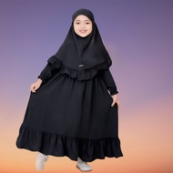 Hijab Set Eid Clothes Suit 5-10 Years Old Bsju Hari Raya 2026 Bj Gmos Amak Age 1 2 3 4 5 to 15 Years