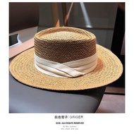 Mũ phớt cói kiểu padama mũ đi biển Nam và Nữ đai trắng và đai đen