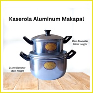 Kaserola Set Makapal Aluminum Heavy Duty