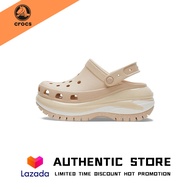 [AUTHENTIC] COUNTER SALE Crocs Mega Crush " Light Pink " SNEAKERS 207988 - 2DS DISCOUNT SALES