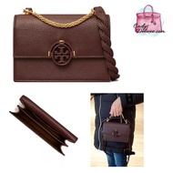 (STOCK CHECK REQUIRED)NEW INSTOCK AUTHENTIC TORY BURCH FLEMING MILLER MINI CROSSBODY BAG TEMPRANILLO 84075