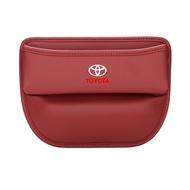Sieece Leather Car Seat Gap Storage Box Car Interior Accessories For Toyota Wish Hiace Sienta Altis Harrier