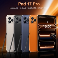 Ready Stock Android Tablet 10.1 Inch 2K Screen 16GB+1TB 5G WiFi Large Battery 10000mAh Gaming Tablet
