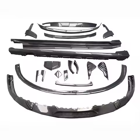 Carbon Fiber Bodykit for porsche Taycan Upgrade to Techart Body Kits Ture Factory Fitment