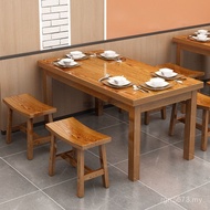 Noodle Cafeteria hx2 Table Chair Combination Dining Table Chair Hotel Restaurant Restaurant Snack Ba