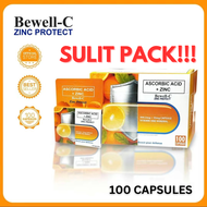 Bewell C Zinc Protect Non-Acidic Vitamin C with Zinc  500mg capsule , 100 Capsule per Box