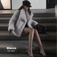 (READY NOW) GRANDY - Blance Winter Fur Coat Women's Winter Coat Outerwear Autumn Winter Coat Woman