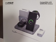 (全新未拆) ITFIT 夜燈無線充電板 (包括30W旅行充電器) Samsung 贈品  ITFIT Night-light wireless charger with 30w travel adaptor