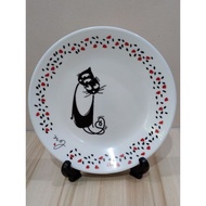 Authentic Corelle Special Edition Corelle Loving Cats Appetizer Plates Size 6.75" from USA